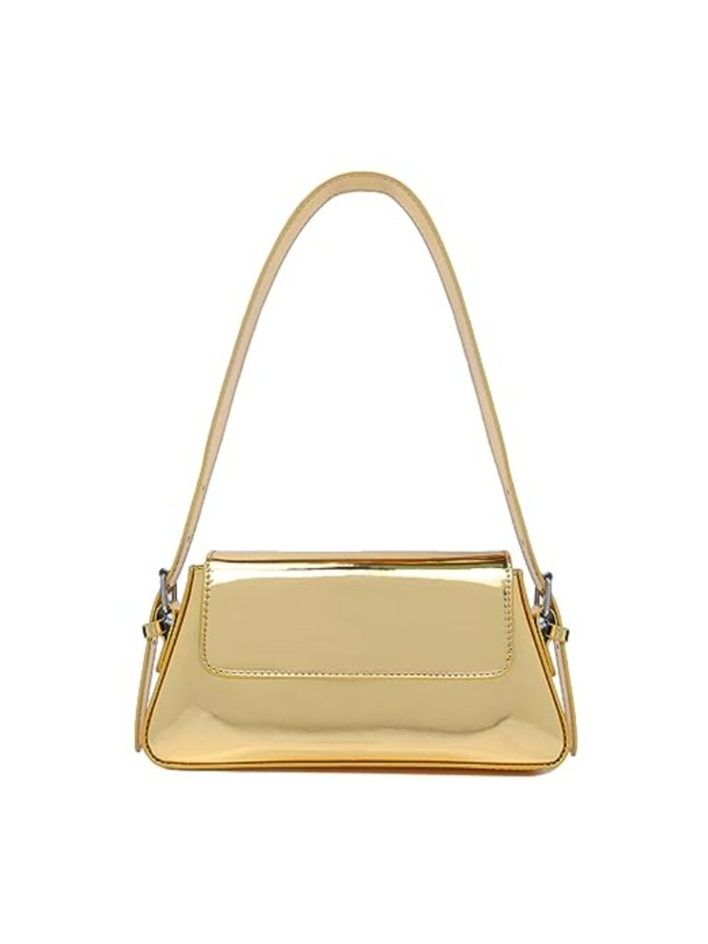 Patent Leather Small Shoulder Bag Hobo Tote Evening Clutch Purse for Party Prom